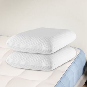 Memory Foam Pillow, Detachable Washable Pillowcase, Odorless, Ergonomic Pillow, Full Sleeping Position, Cervical Support Pillow (Option: 2 pack)