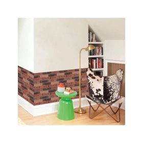 30pcs Waterproof 3D Faux Brick Wall Panels Peel And Stick, Self Adhesive Wall Panels (Option: asshows)